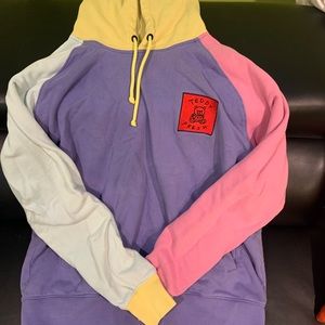 Teddy Fresh color block Hoodie